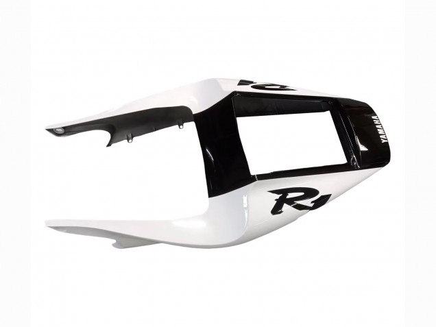 Carenados Moto Yamaha YZF 1000 R1 1998-1999 - Blanco Negro Brillante