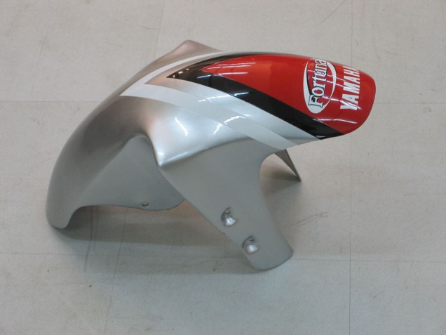 Carenados Moto Yamaha YZF 1000 R1 2000-2001 - Plata Rojo Fortuna Motul