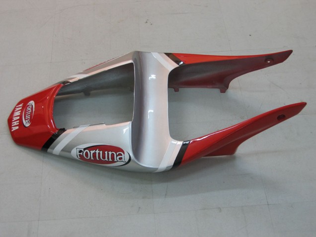 Carenados Moto Yamaha YZF 1000 R1 2000-2001 - Plata Rojo Fortuna Motul