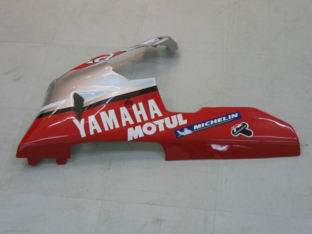 Carenados Moto Yamaha YZF 1000 R1 2000-2001 - Plata Rojo Fortuna Motul