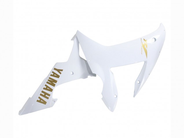Carenados Moto Yamaha YZF 1000 R1 2002-2003 - Blanco Oro Calcomanías