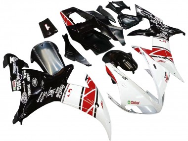 Carenados Moto Yamaha YZF 1000 R1 2002-2003 - Blanco Rojo Negro Castrol