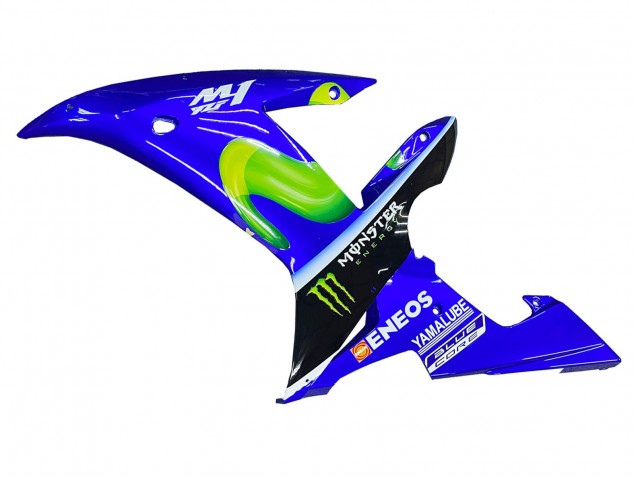 Carenados Moto Yamaha YZF 1000 R1 2002-2003 - Azul Negro Verde MoviStar ENEOS Monstruo