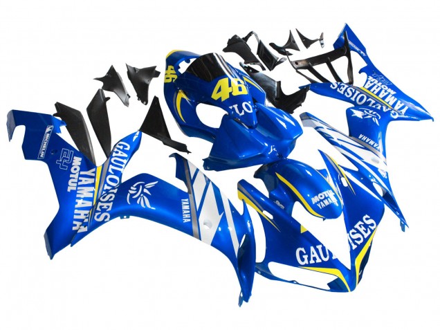 Carenados Moto Yamaha YZF 1000 R1 2004-2006 - Azul Blanco Amarillo Motul Gauloises 46