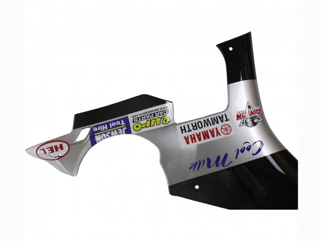 Carenado Moto Yamaha YZF 1000 R1 2015-2019 - Blanco Rojo Negro Milwaukee