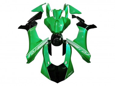 Carenados Moto Yamaha YZF 1000 R1 2020-2025 - Verde Negro Brillante