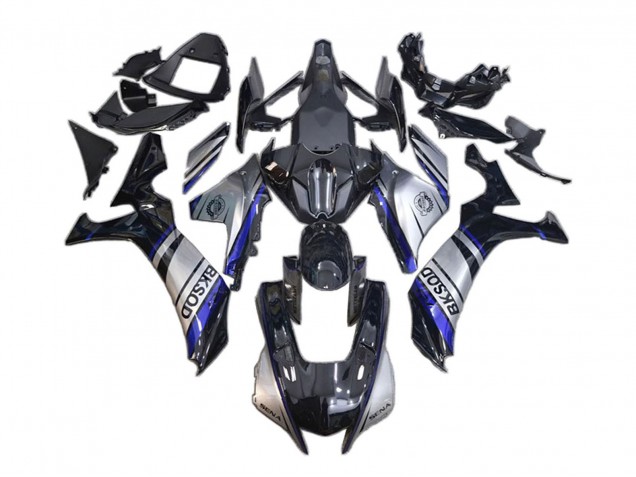 Carenados Moto Yamaha YZF 1000 R1 2020-2025 - Plata Azul Negro BKSOD