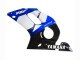 Carenados Moto Yamaha YZF 600 R6 1998-2002 - Blanco Azul Negro Brillante