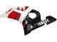 Carenados Moto Yamaha YZF 600 R6 1998-2002 - Blanco Rojo Negro Brillante