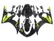 Carenados Moto Yamaha YZF R6S 2006-2009 - Negro Brillante Neon Amarillo