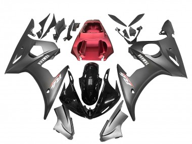 Carenados Moto Yamaha YZF R6S 2006-2009 - Negro Rojo