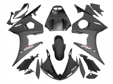 Carenados Moto Yamaha YZF R6S 2006-2009 - Negro Brillante Negro Mate