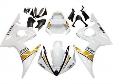Carenados Moto Yamaha YZF R6 2003-2004 - Blanco Oro