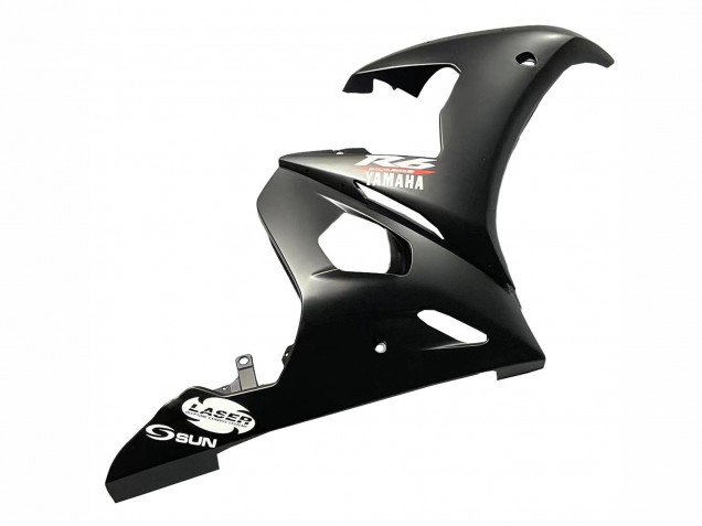 Carenado Moto Yamaha YZF 600 R6 2005 - Negro Mate Rojo