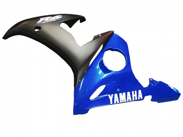 Carenados Moto Yamaha YZF 600 R6 2005 - Azul Negro Mate