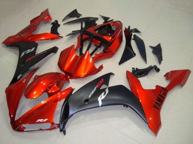 Carenados Moto Yamaha YZF R1 2004-2006 - Rojo Negro Mate