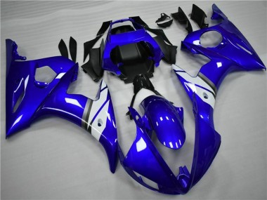 Carenados Moto Yamaha YZF 600 R6 2005 - Azul Blanco