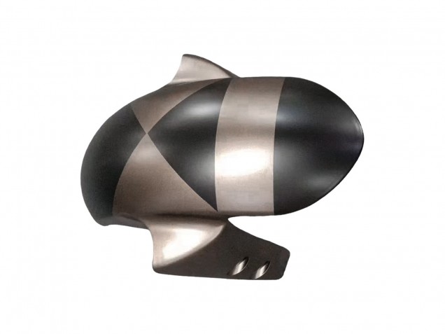 Carenados Moto Yamaha YZF 600 R6 2005 - Negro Mate Gris Geométrico