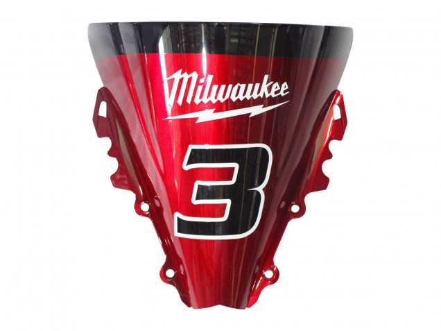 Carenados Moto Yamaha YZF 600 R6 2006-2007 - Blanco Rojo Negro Verde Monstruo Milwaukee