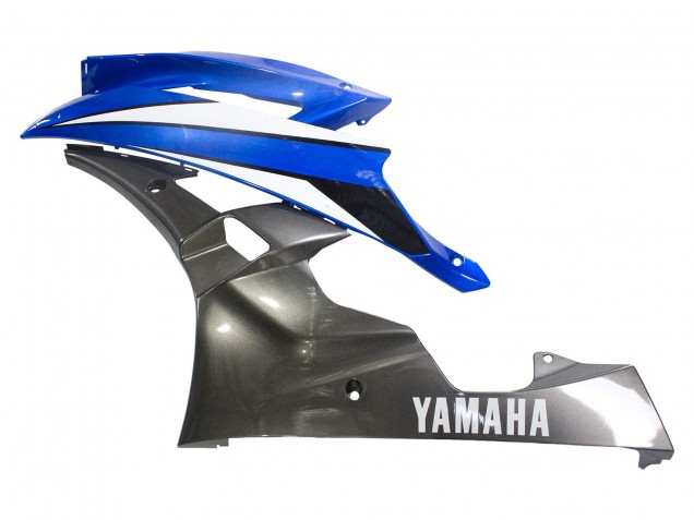 Carenados Moto Yamaha YZF 600 R6 2006-2007 - Azul Blanco Negro Brillante