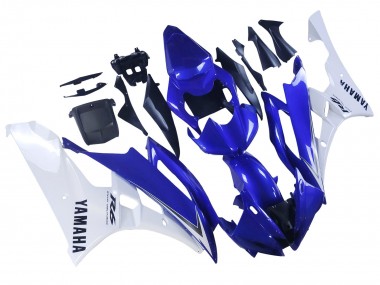 Carenados Moto Yamaha YZF 600 R6 2006-2007 - Blanco Azul Negro