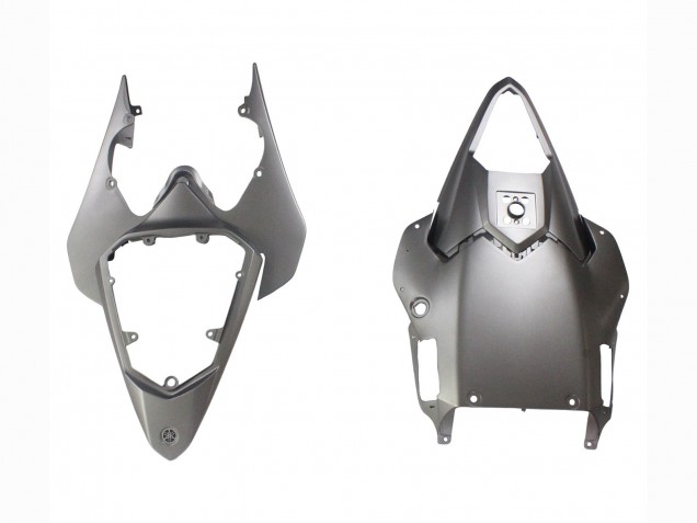 Carenados Moto Yamaha YZF 600 R6 2008-2016 - Gris Mate Rojo Calcomanías