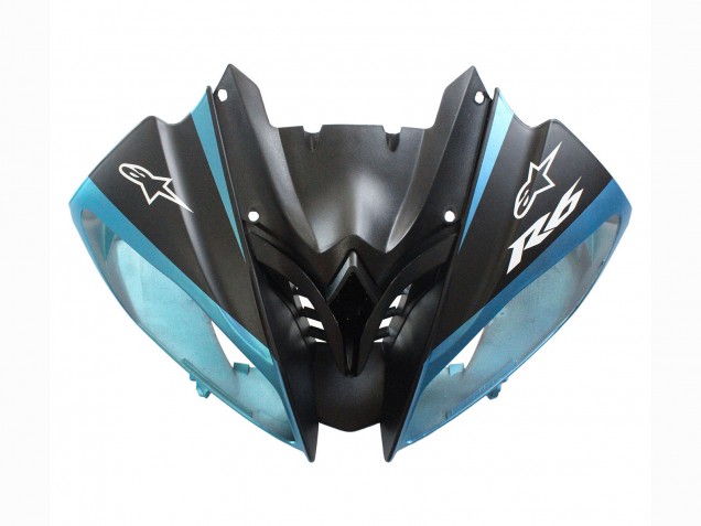 Carenados Moto Yamaha YZF 600 R6 2008-2016 - Azul Claro Negro Mate Petronas ENEOS