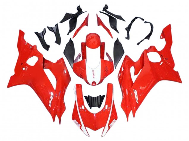 Carenados Moto Yamaha YZF 600 R6 2017-2023 - Rojo Blanco