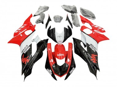 Carenados Moto Yamaha YZF 600 R6 2017-2023 - Blanco Rojo Negro GYTR Yamalube