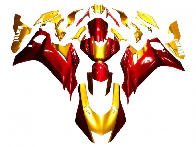 Carenados Moto Yamaha YZF 600 R6 2017-2023 - Oro Rojo