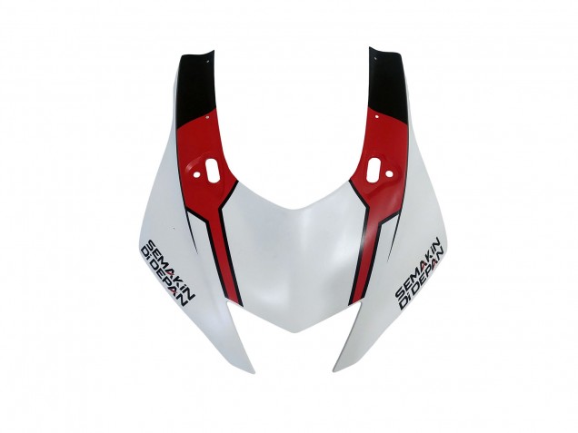 Carenados Moto Yamaha YZF 600 R6 2017-2023 - Blanco Rojo Negro Semakin Didepan