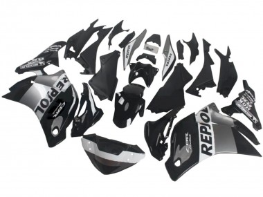 Carenados Moto Honda CBR250RR 2011-2015 - Plata Blanco Negro Brillante Repsol