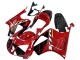 Carenados Moto Honda VTR1000 2000-2006 - Rojo Negro Raya Carrera