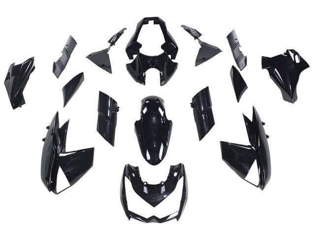 Carenados Moto Kawasaki Z1000 2010-2013 - Negro Brillante