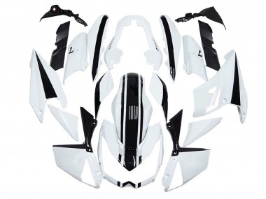 Carenados Moto Kawasaki Z1000 2010-2013 - Blanco Negro