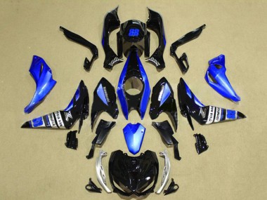 Carenado Moto Kawasaki Z1000 2014-2019 - Azul Negro Brillante