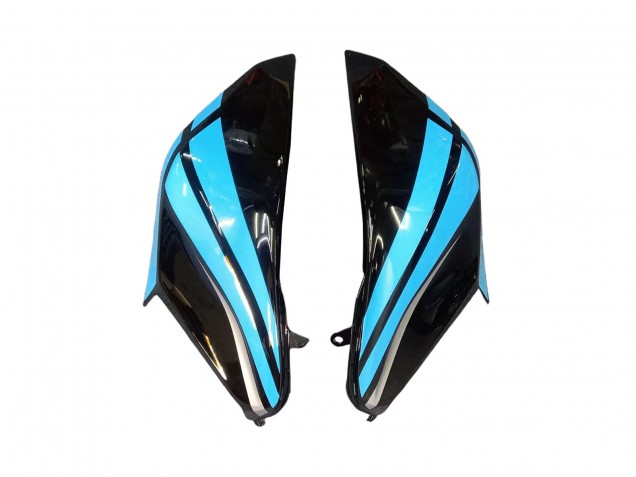 Carenados Moto Kawasaki Z800 2013-2018 - Azul Claro Negro Brillante