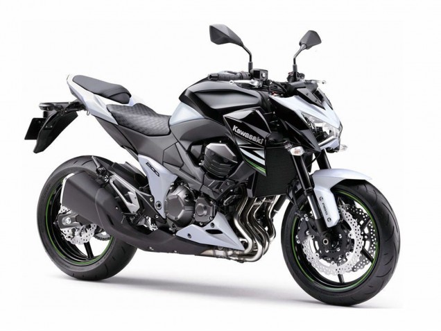 Carenados Moto Kawasaki Z800 2013-2018 - Blanco Negro Brillante Verde