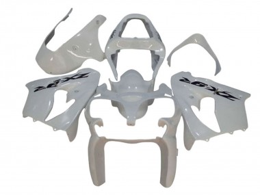 Carenados Moto Kawasaki ZX9R 2002-2003 - Blanco Negro Calcomanía