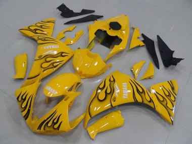 Carenados Moto Yamaha YZF R1 2009-2011 - Amarillo Negro Llama