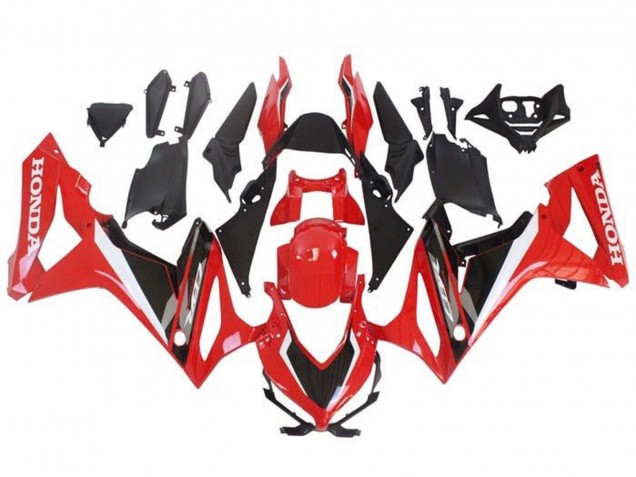 Carenados Moto Honda CBR650R 2021-2023 - Rojo Blanco Negro