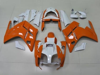 Carenados Moto Yamaha FJR1300 2007-2012 - Naranja Blanco