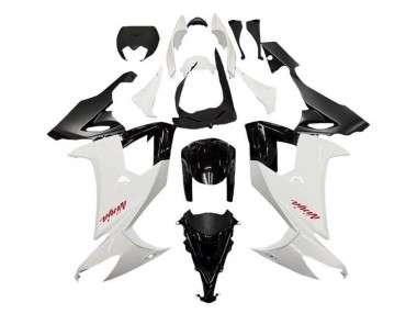 Carenados Moto Kawasaki ZX10R 2008-2010 - Blanco Negro Rojo Calcomanía