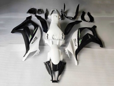Carenados Moto Kawasaki ZX10R 2016-2020 - Blanco Negro Verde Raya