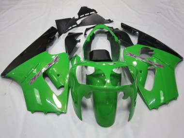 Carenados Moto Kawasaki ZX12R 2000-2001 - Verde Negro Púrpura