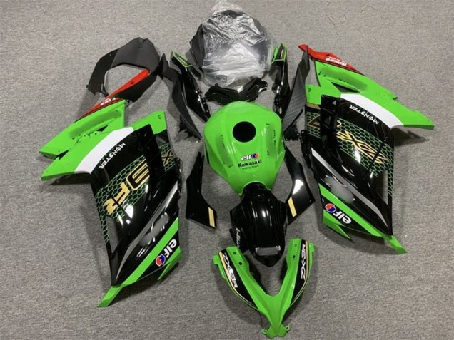 Carenados Moto Kawasaki EX300 2013-2024 - Verde Blanco Negro Rojo Elf