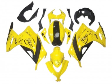 Carenados Moto Kawasaki EX300 2013-2024 - Amarillo Negro Pikachu