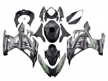 Carenados Moto Kawasaki Ninja 400 2018-2024 - Nardo Gris Negro Tiburón