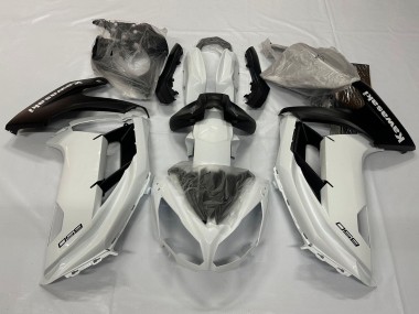 Carenados Moto Kawasaki Ninja 650 EX650 2012-2016 - Blanco Perla Negro Mate