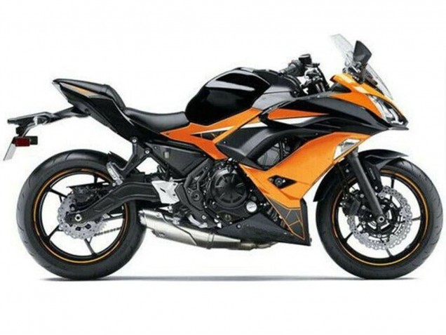 Carenados Moto Kawasaki Ninja 650 EX650 2017-2019 - Naranja Negro